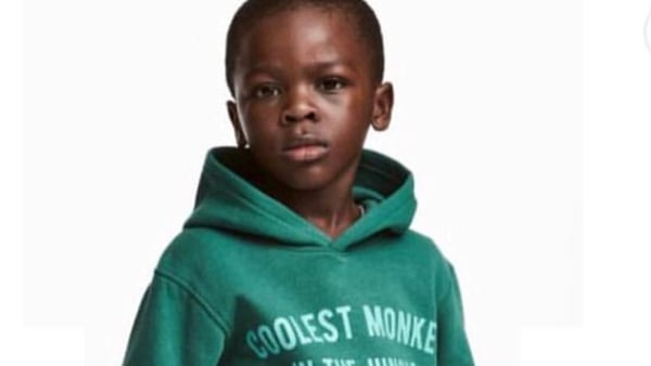 H&M said it was 'deeply sorry' that the picture was taken