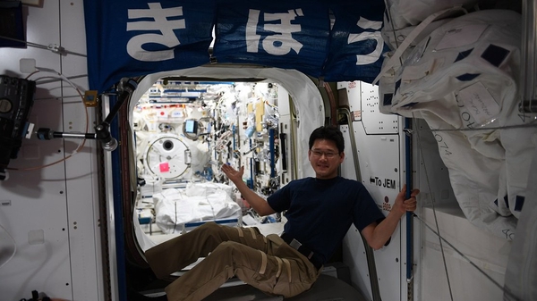 Japanese astronaut Norishige Kanai on the International Space Station (Pic: @Astro_Kanai)