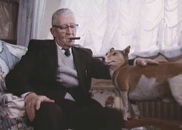Martin Dolan with his dog Michael 