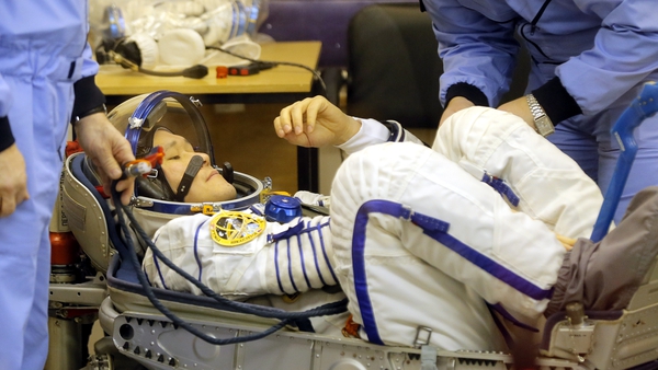 Norishige Kanai was concerned about fitting in the Soyuz seats for his return home