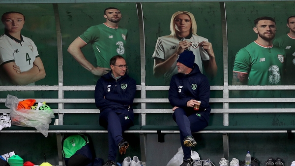 Martin O'Neill and Roy Keane together in the dugout