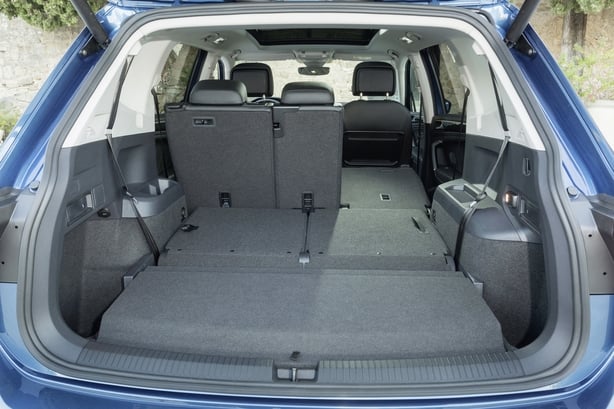 Boot space is generous.