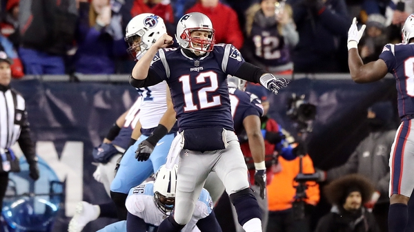 The New England Patriots defeated the Tennessee Titans 35-14.