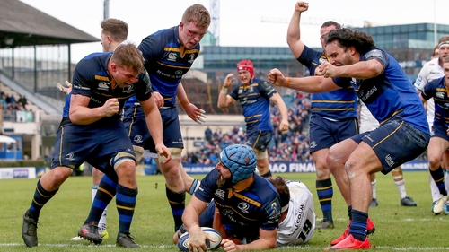 Scott Fardy scored two of Leinster's eight tries as a poor Glasgow were put to the sword