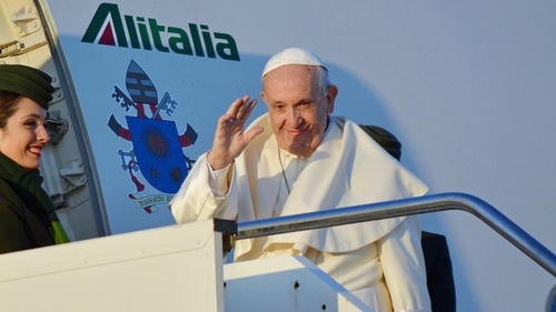 Pope Francis departs Rome for Chile