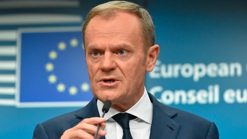 Donald Tusk made the comments in a letter to members of the European Council