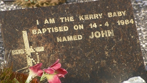 The grave of Baby John in Cahersiveen, Co Kerry