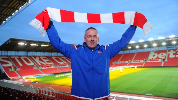 New Stoke City manager Paul Lambert is confident of preserving Stoke City's Premier League status