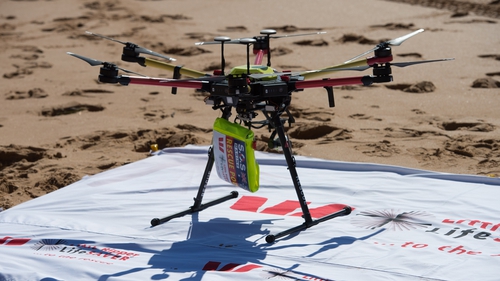 The Westpac Little Ripper Lifesaver drone was used in the rescue