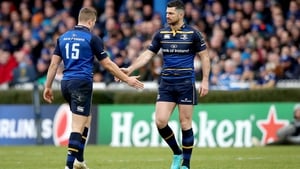 Jordan Larmour and Rob Kearney look set for a battle for the 15 jersey at both provincial and international level