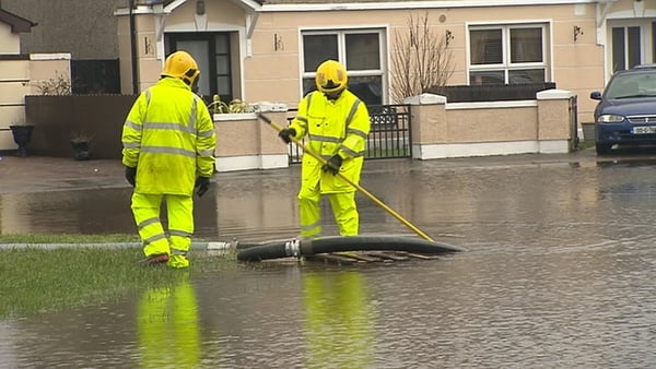 A number of areas in Sligo were hit by flooding