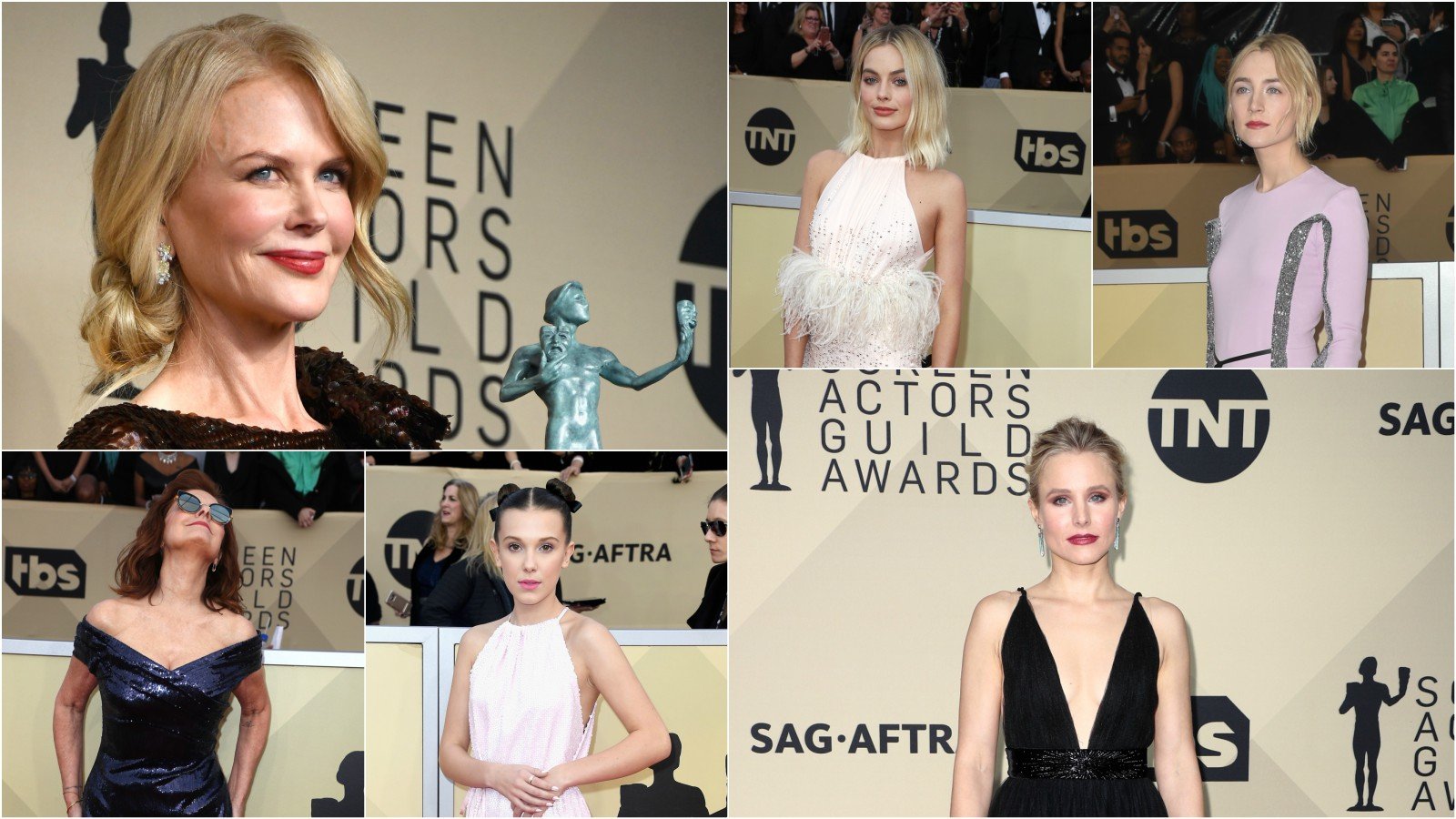 Photos from 2018 SAG Awards Red Carpet Fashion - E! Online