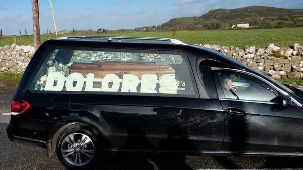 Dolores O'Riordan's funeral was followed by a private family burial