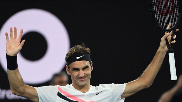 Roger Federer is yet to lose a set in this year's Melbourne event