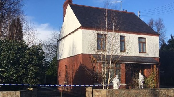 House in Aughnacloy where woman was found in garden