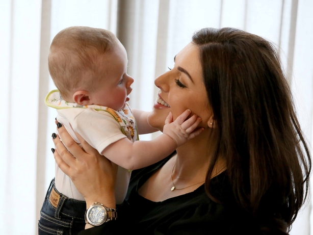 Síle Seoige with 5 month old Cathal