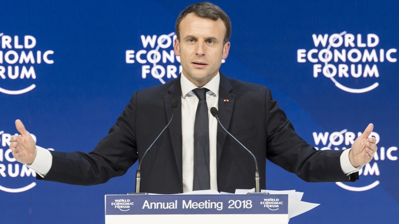Mr Macron said that corporate tax avoidance had to be tackled