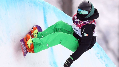 Snowboarder Seamus O'Connor is heading for his second Winter Games