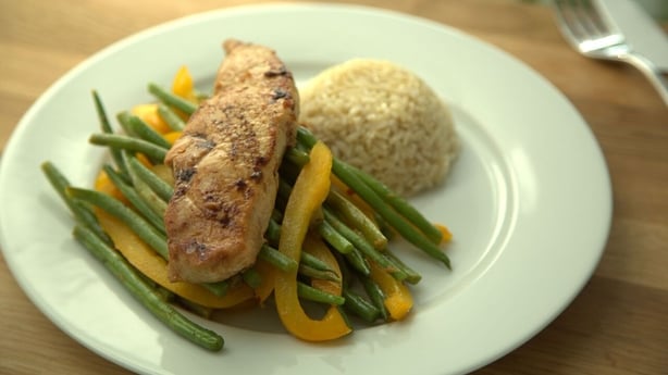Pork Chops and Green Beans