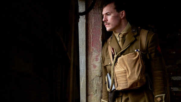 Sam Claflin as Captain Stanhope in the brilliant Journey's End