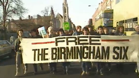 Birmingham Six Protest in Dublin (1988)