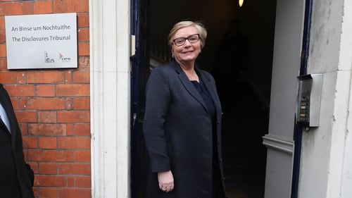 Former minister for justice Frances Fitzgerald arrives at the tribunal
