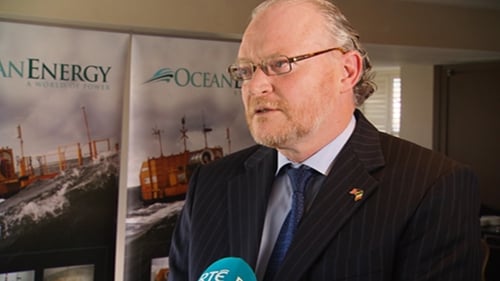 John McCarthy said today's announcement represents a major milestone for Ocean Energy