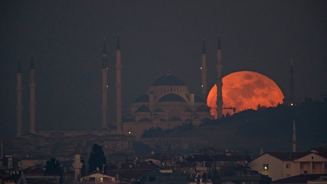 In pictures: Super blue blood moon