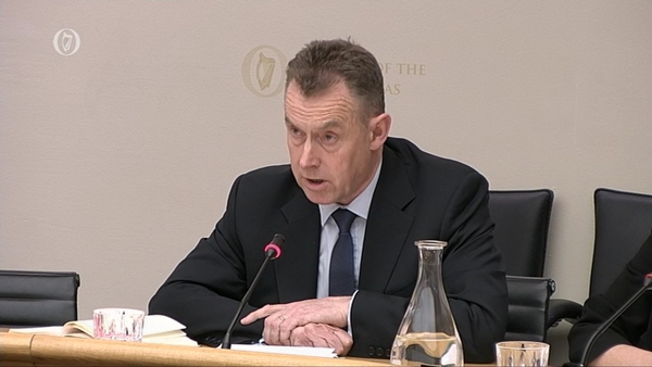 Paul Stanley, Ulster Bank Chief Financial Officer, speaks at the committee