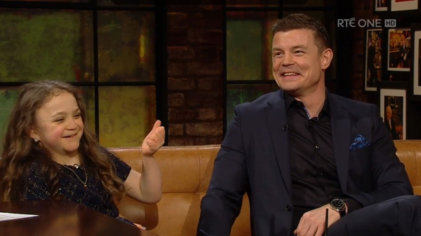 Michaela Morley and Brian O'Driscoll captured the nation's heart on Late Late Show