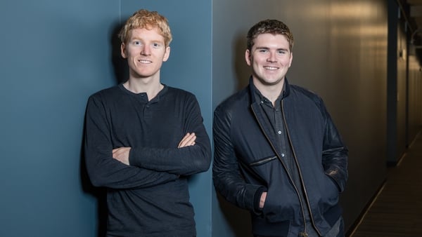 Stripe was founded by Limerick brothers Patrick and John Collision