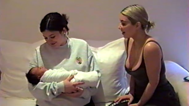 Kylie Jenner holding Chicago West, image from Kylie Jenner/YouTube