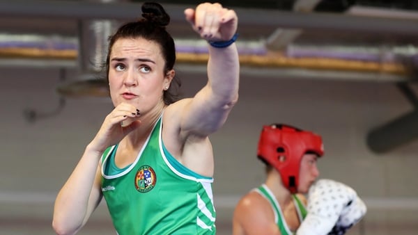 Kellie Harrington is aiming to follow in Katie Taylor's footsteps at lightweight