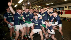 Liam Mellows players celebrate a long overdue county success