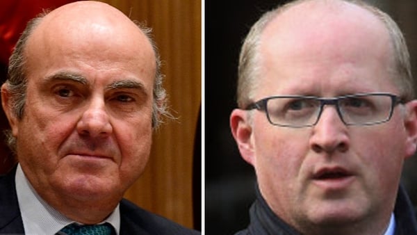 Spain's economy minister Luis de Guindos and Central Bank Governor Philip Lane are both running for the vice president's job at the ECB