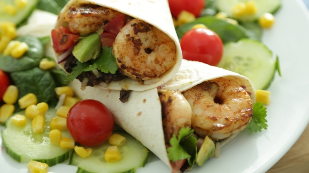 Prawn & Black Bean Tacos