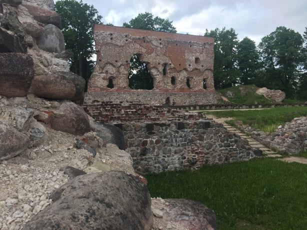 The ruins of Viljandi Castle