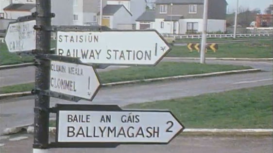Signpost for Ballymagash near Clonmel, County Tipperary (1983)