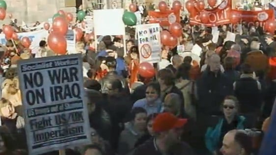 Anti-War Protest in Dublin (2003)