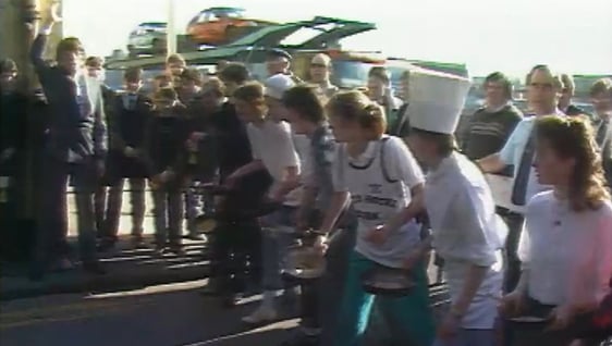 Pancake race, Cork (1988)