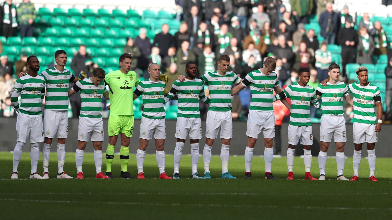 Celtic pause for Miller tribute ahead of Partick win