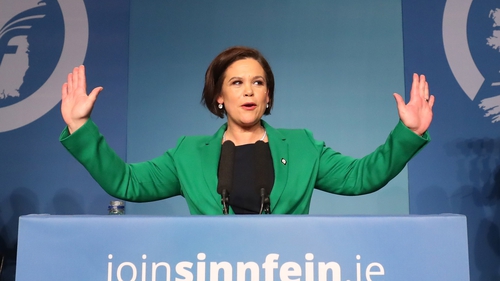 Mary Lou McDonald was the sole contender for the job