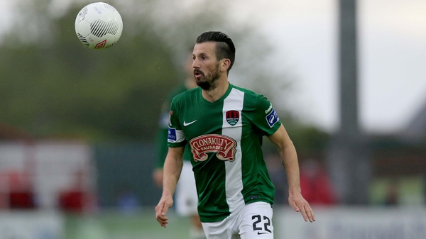 Liam Miller in action for Cork City