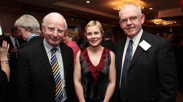 Sarah Keane pictured with Pat Hickey (left) in 2011