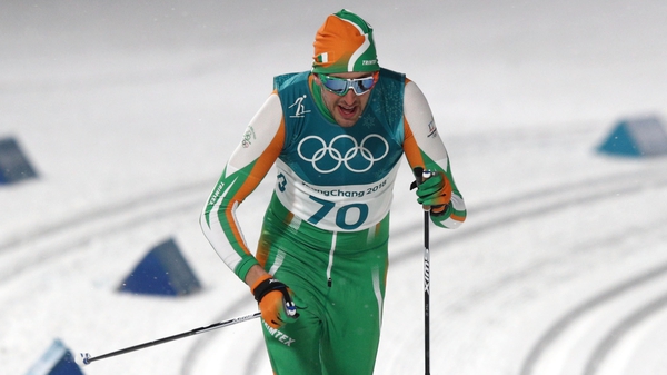 Thomas Westgaard was content with his 62nd place finish in the cross country sprint