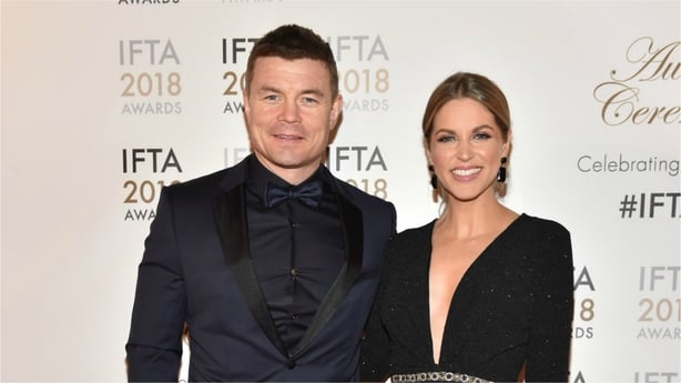 Brian O'Driscoll and Amy Huberman