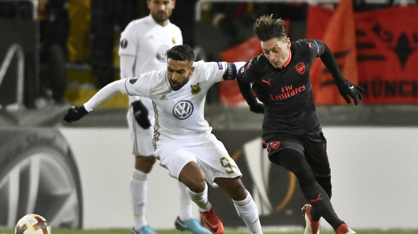 Mesut Ozil and Nacho Monreal were both on target for Arsenal in Sweden.