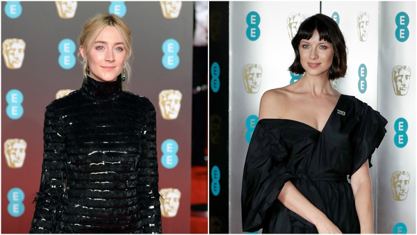 Saoirse Ronan & Caitriona Balfe winning on the BAFTA red carpet