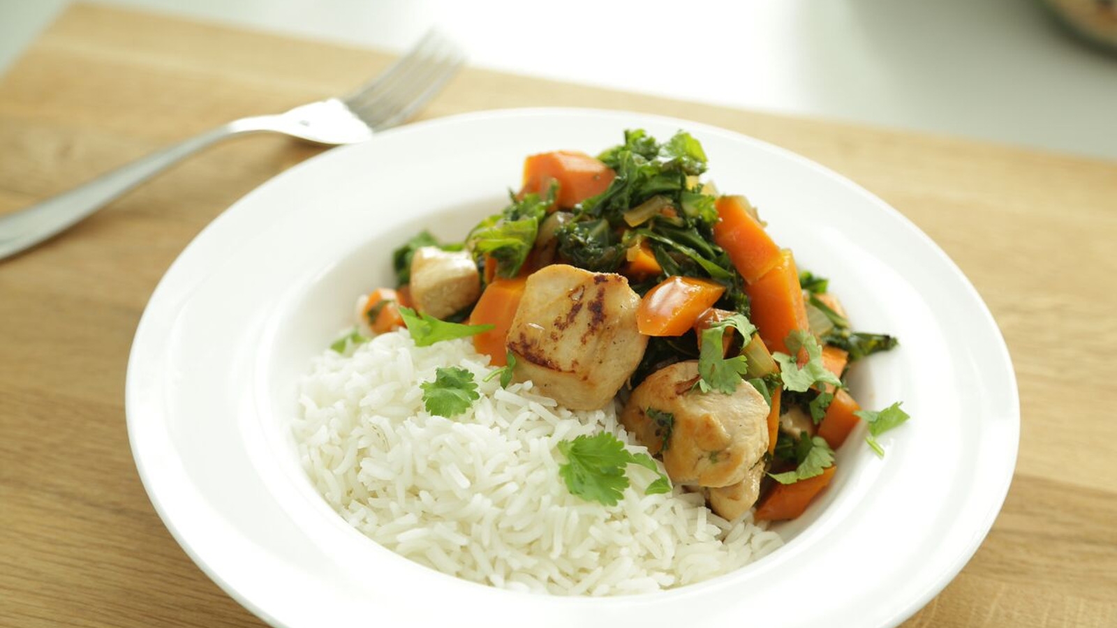 Teriyaki Chicken & Vegetable Stir-Fry: OT