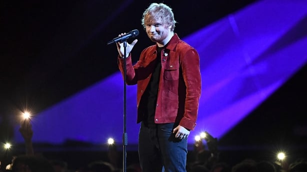 Ed Sheeran won Global Success award at Brits